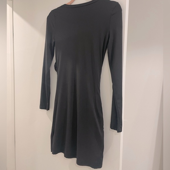 Bodycon LBD with ruched overlay - Picture 3 of 5